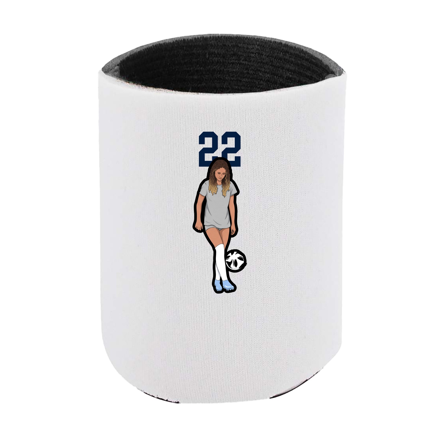 Can Holder — Number Top in White