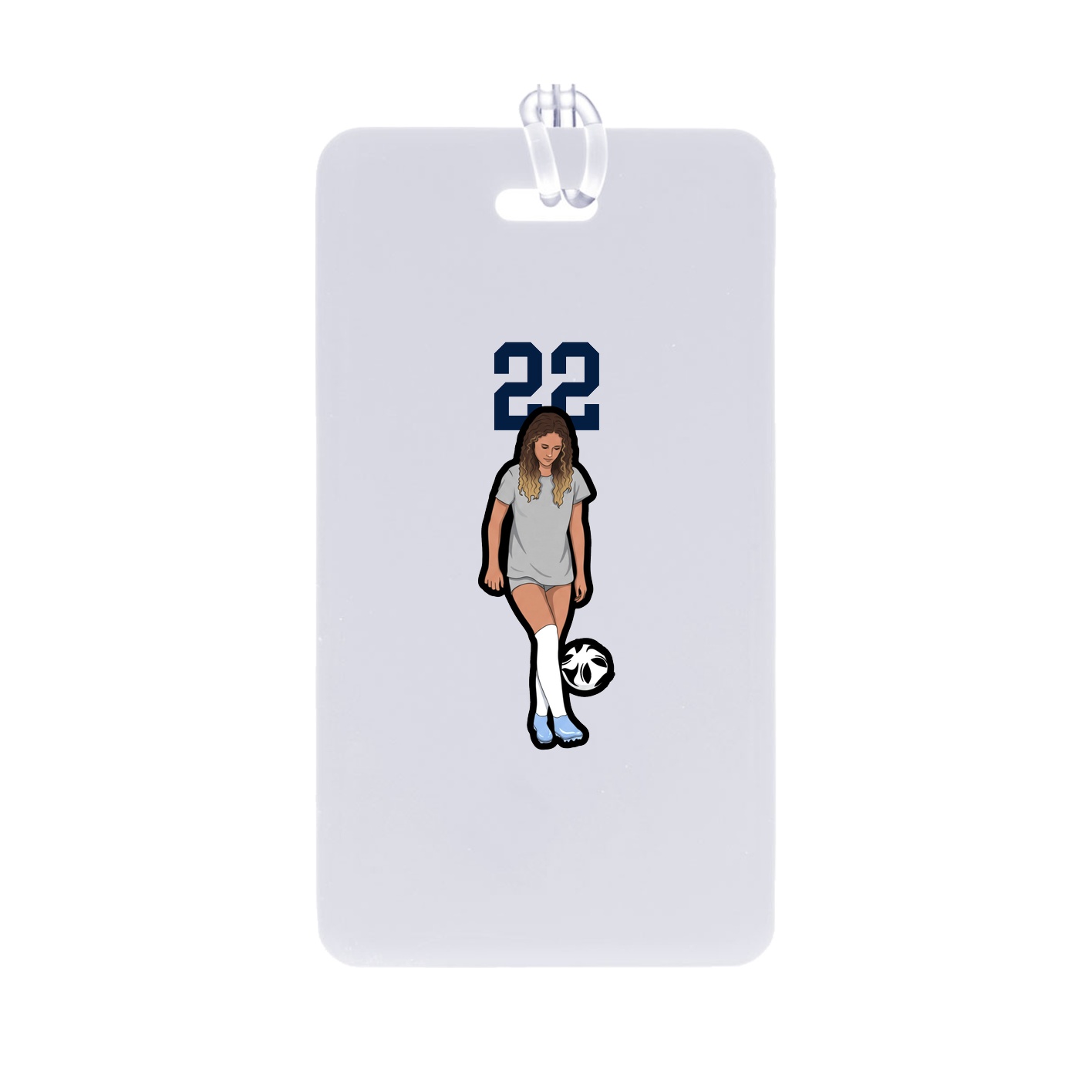 Bag Tag — Number Top in Classic