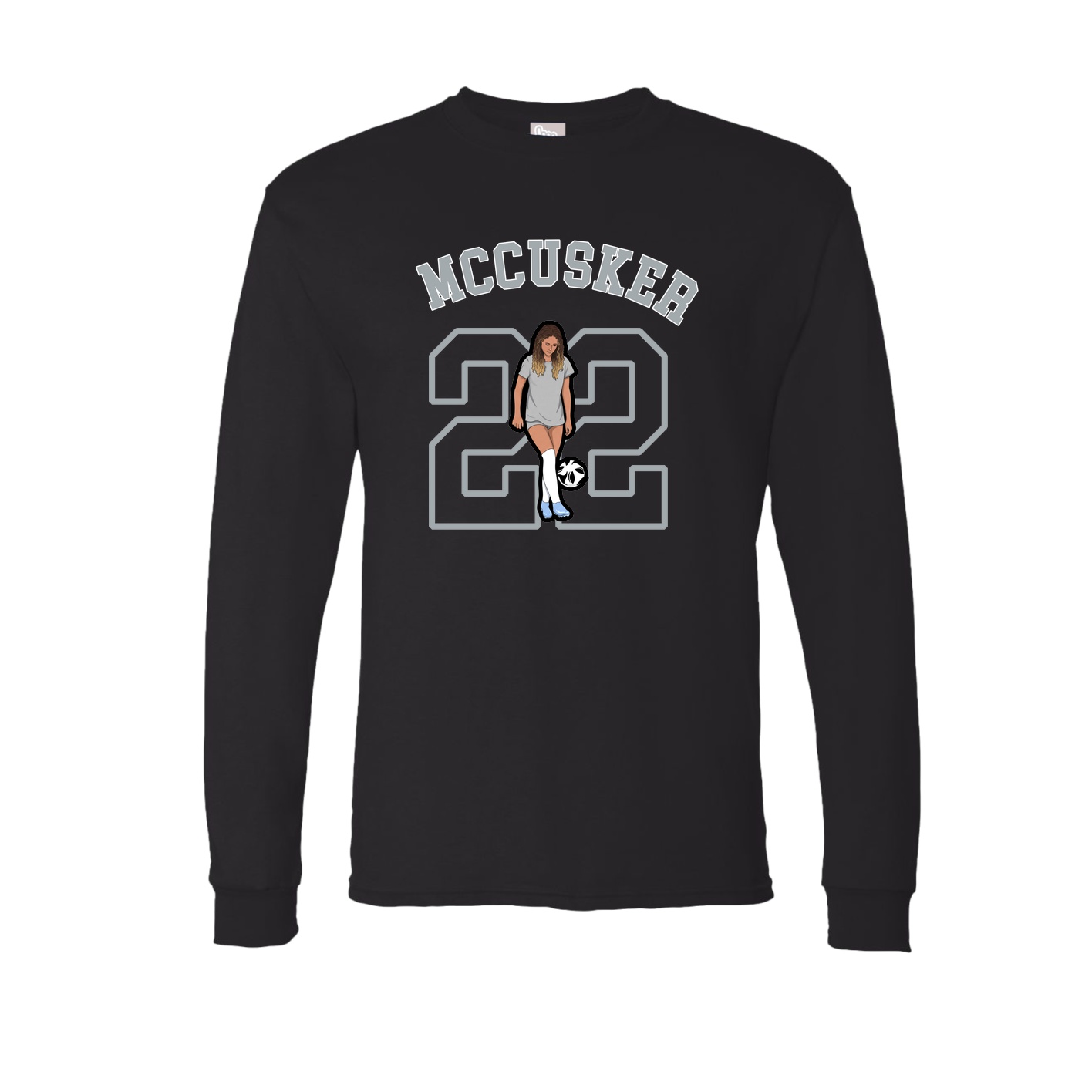 Long Sleeve Tee — Shirsey Arch in Black