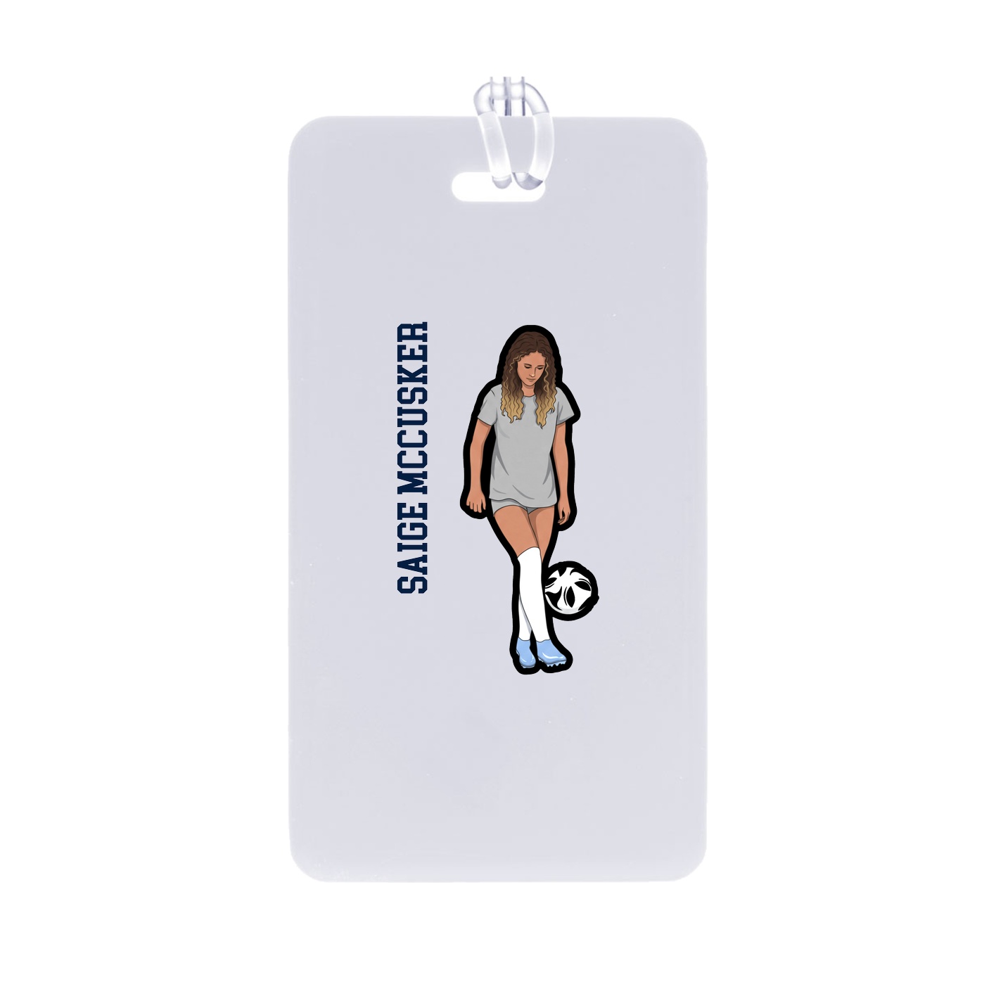 Bag Tag — Name Vertical in Classic