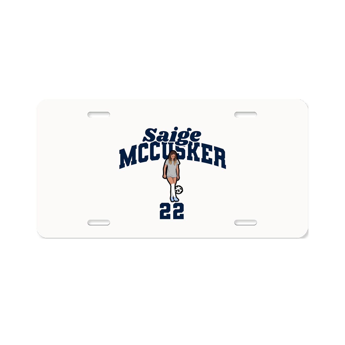 License Plate — Signature Arch in Classic