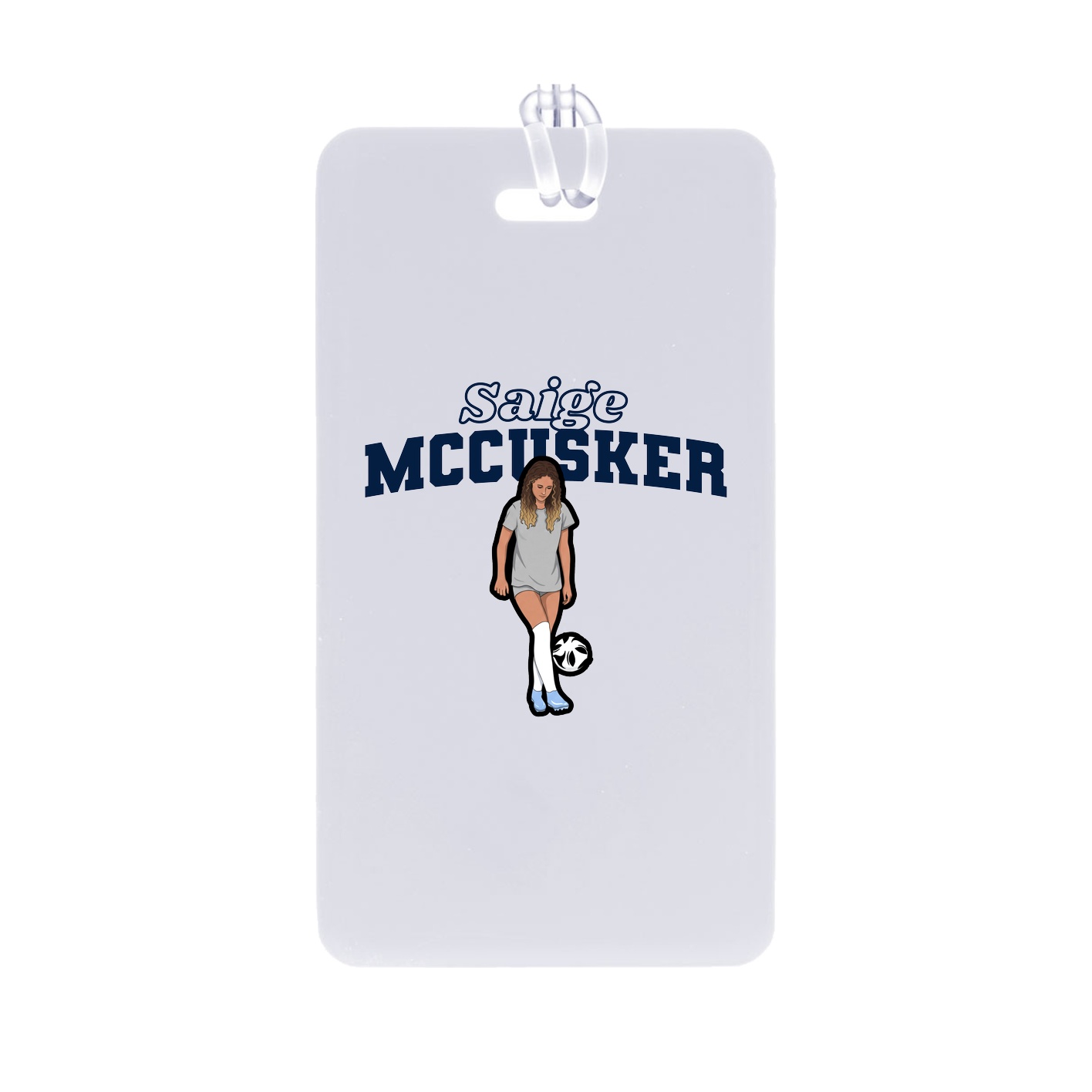 Bag Tag — Name Arch in Classic