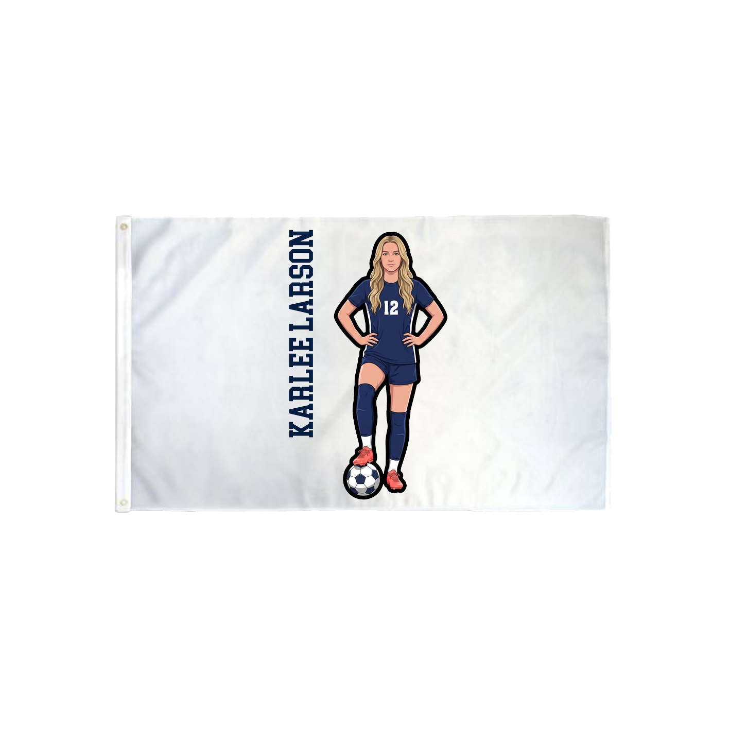3x5 Flag — Name Vertical in Classic
