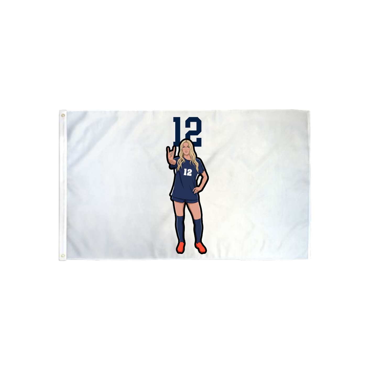 3x5 Flag — Number Top in Classic
