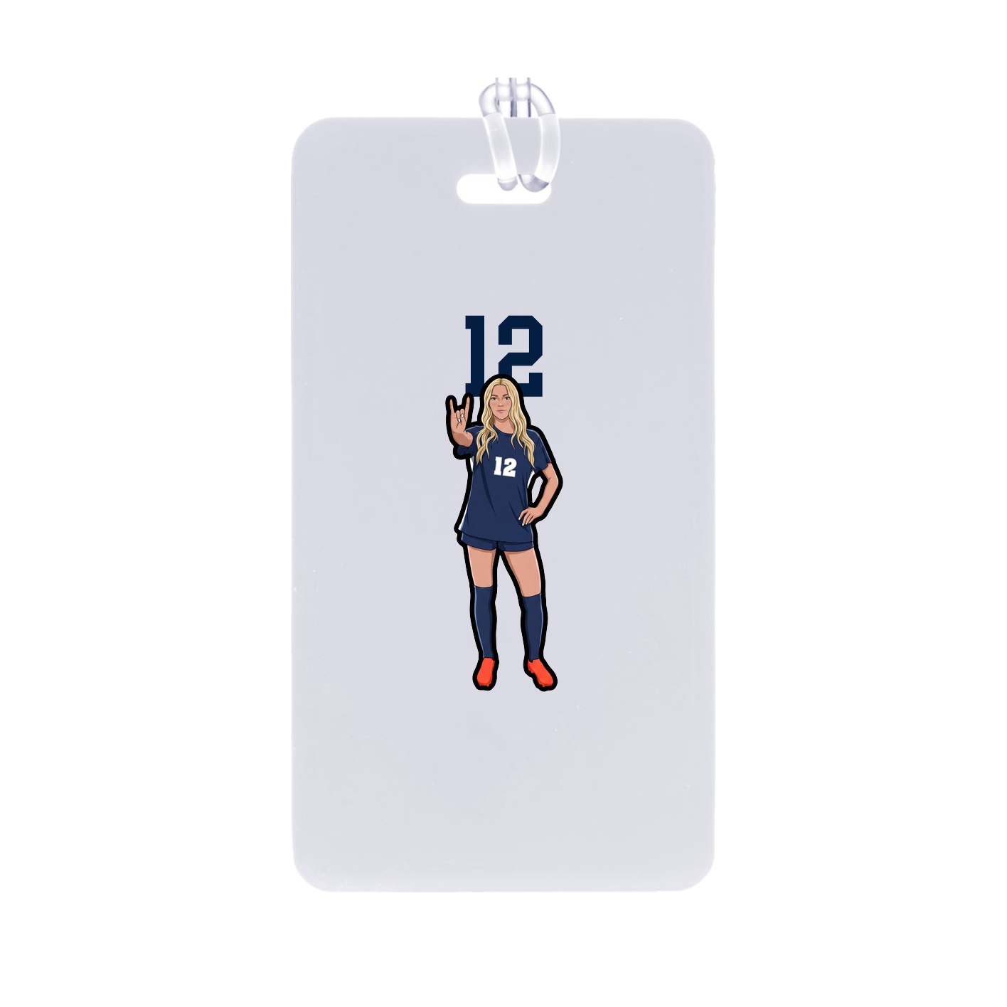 Bag Tag — Number Top in Classic