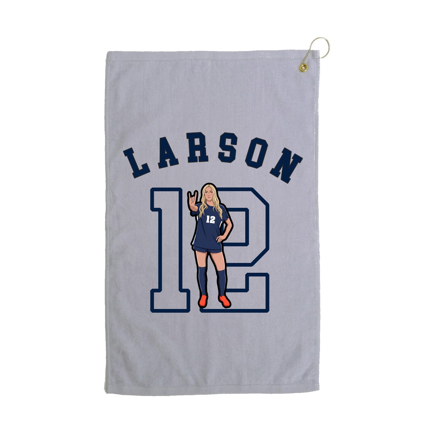 Golf Towel — Shirsey Arch in Grey