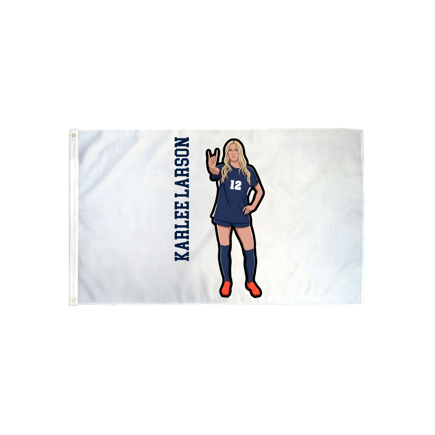 3x5 Flag — Name Vertical in Classic