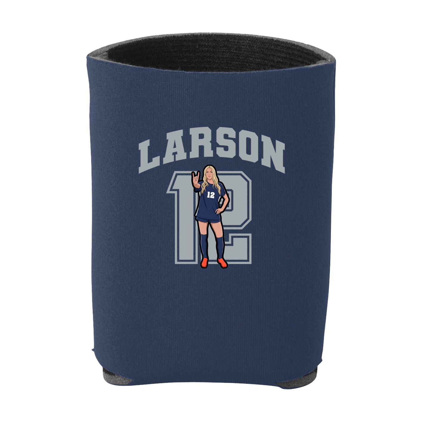 Can Holder — Number in Navy