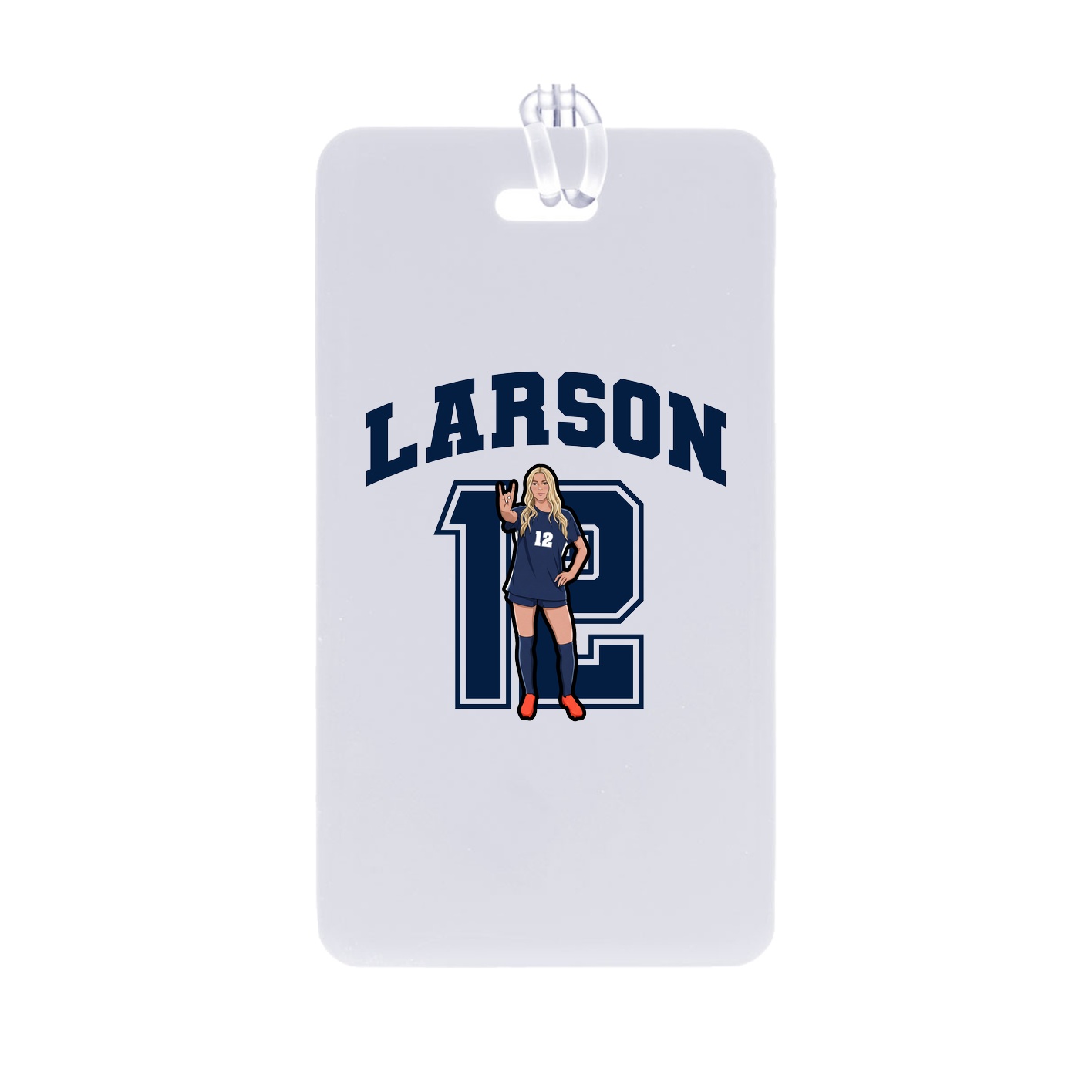 Bag Tag — Number in Classic