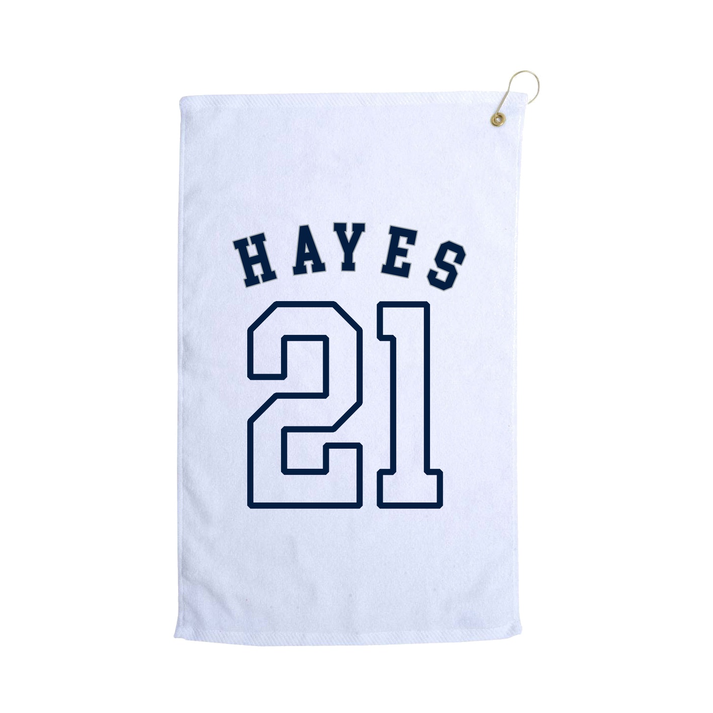 Golf Towel — Shirsey Arch in White