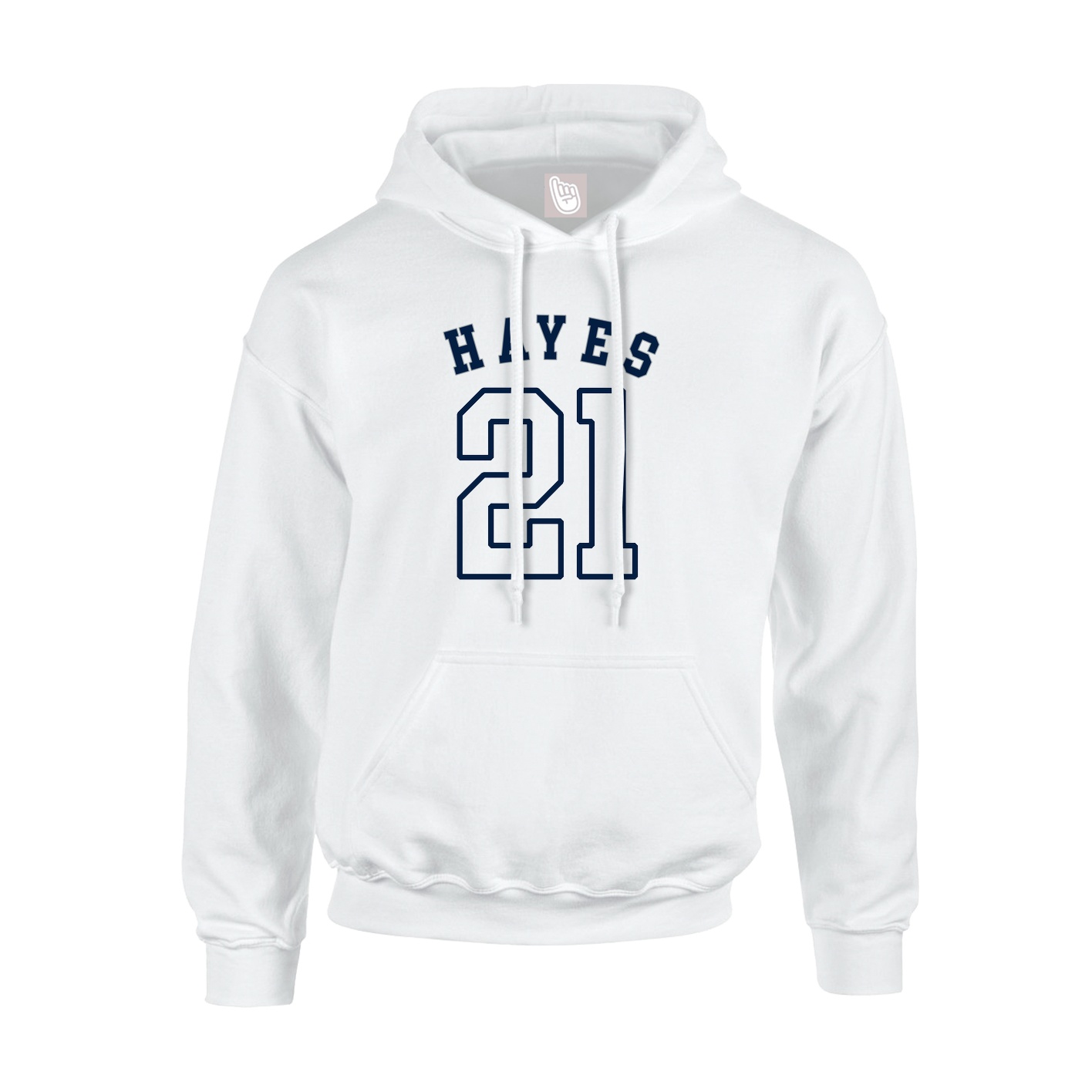 Hoodie — Shirsey Arch in White