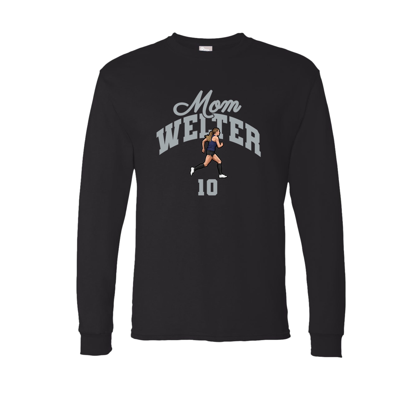 Long Sleeve Tee — Mothers Day Arch in Black