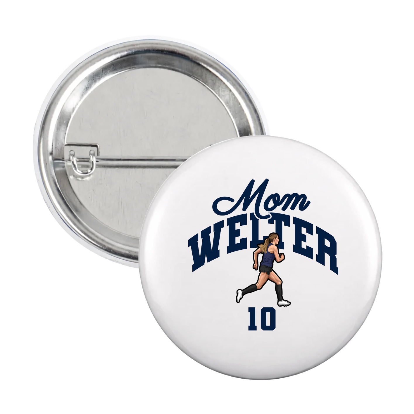 Game Day Button — Mothers Day Arch in White