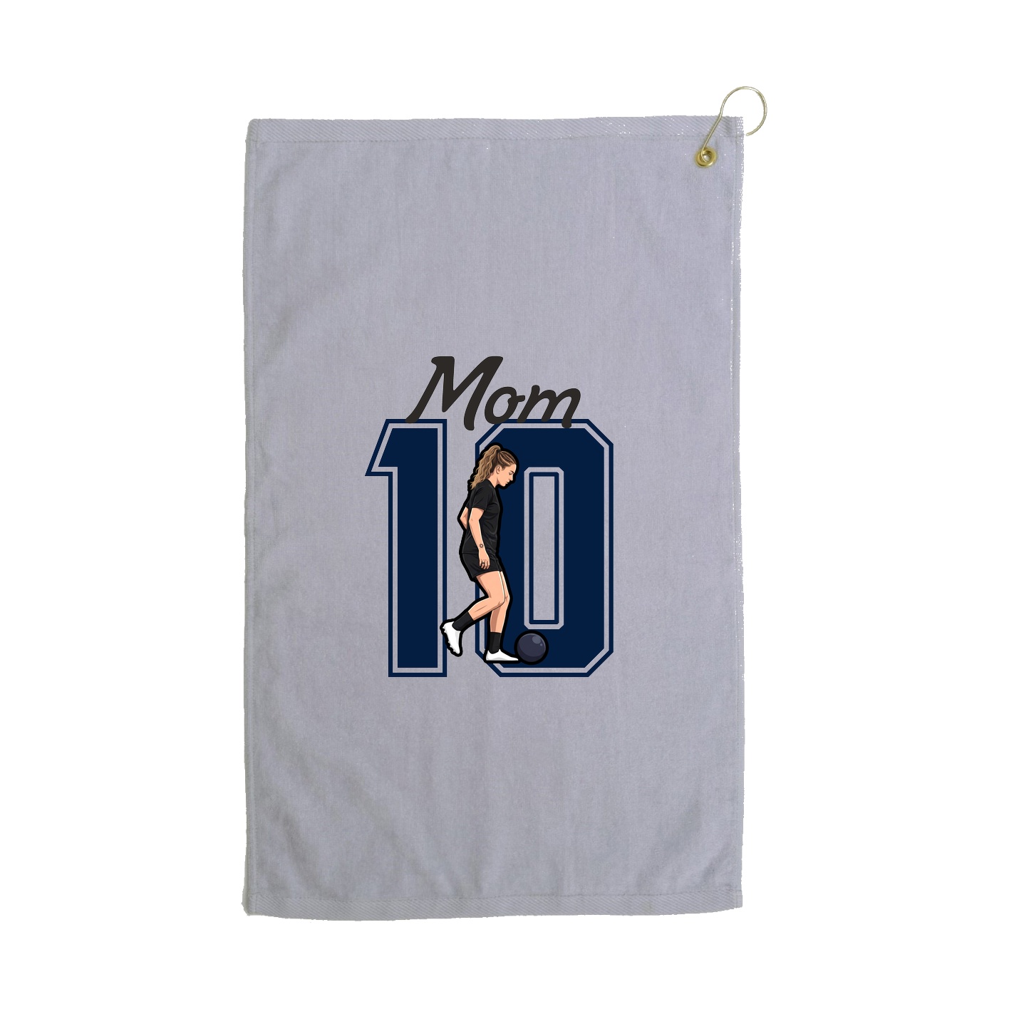Golf Towel — Mothers Day Shirsey in Grey