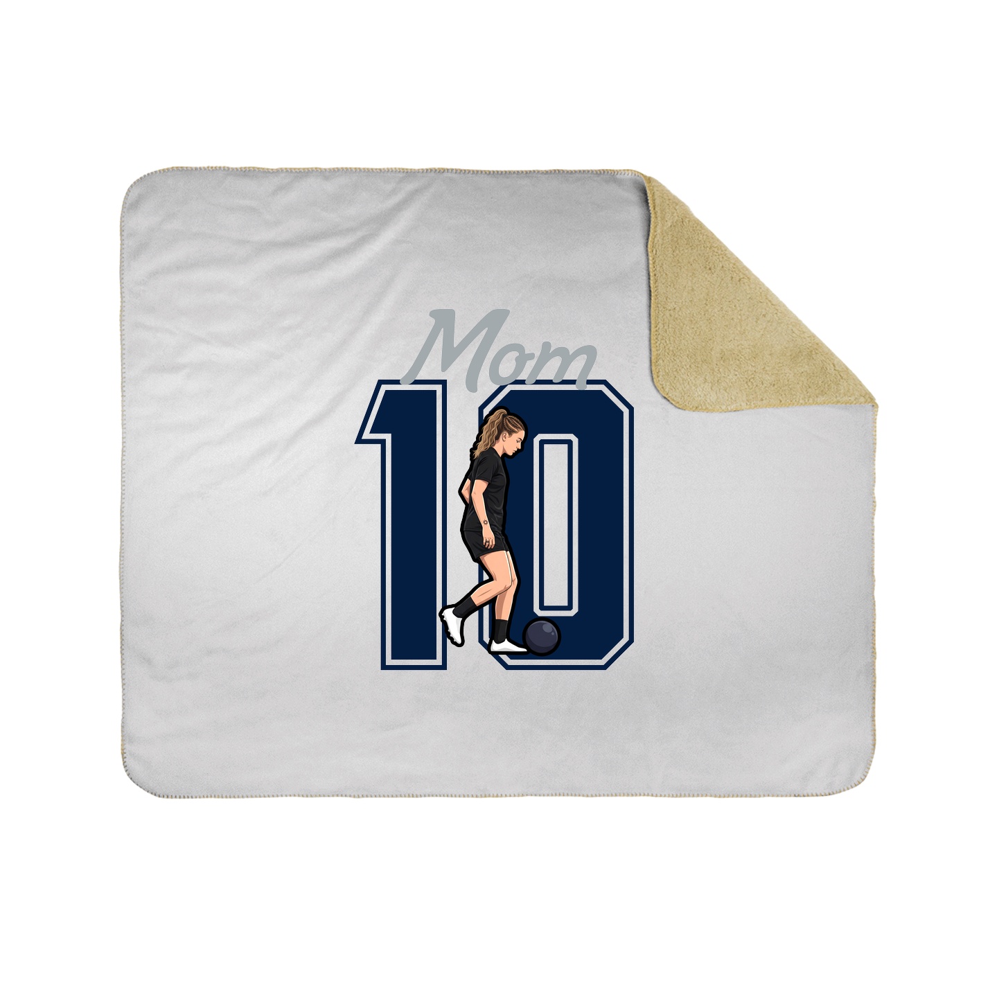 Throw Blanket — Mothers Day Shirsey in White