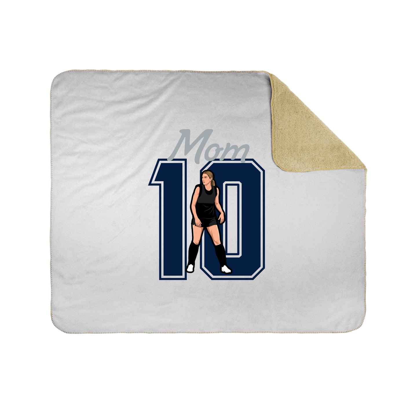 Throw Blanket — Mothers Day Shirsey in White