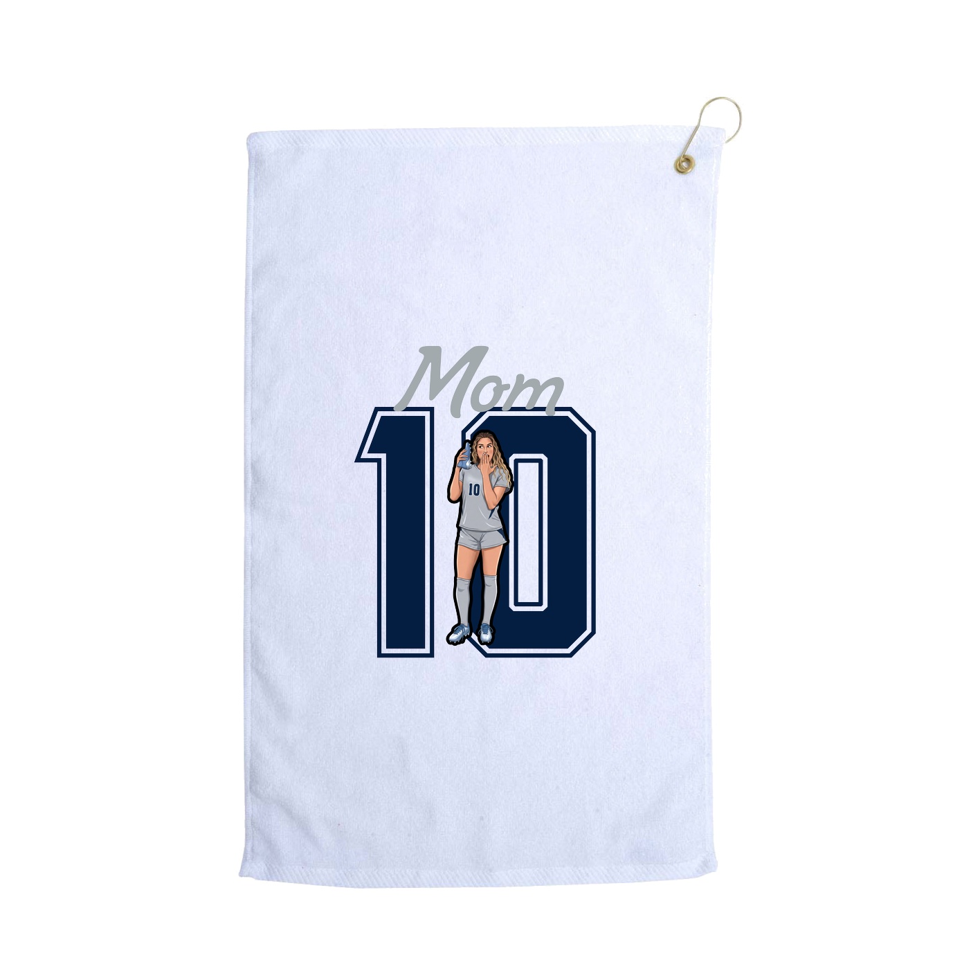 Golf Towel — Mothers Day Shirsey in White