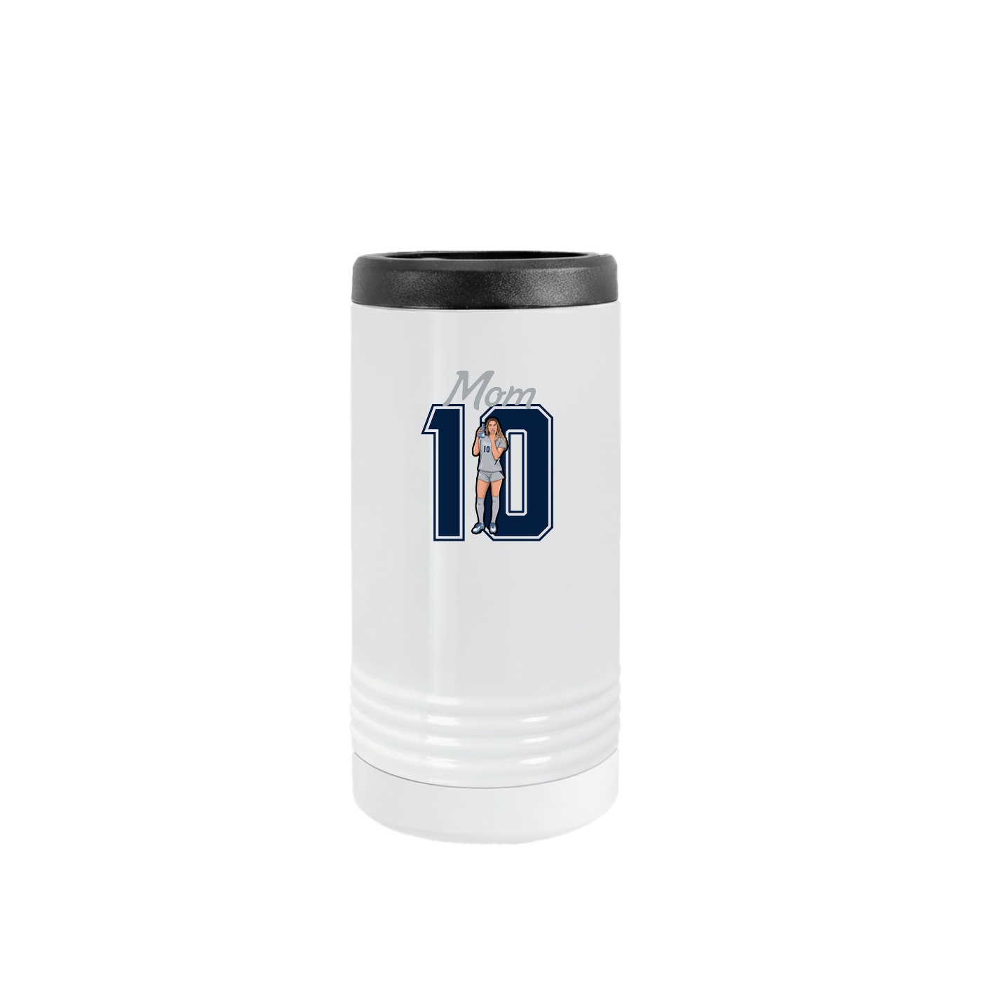 Slim Beverage Holder — Mothers Day Shirsey in White