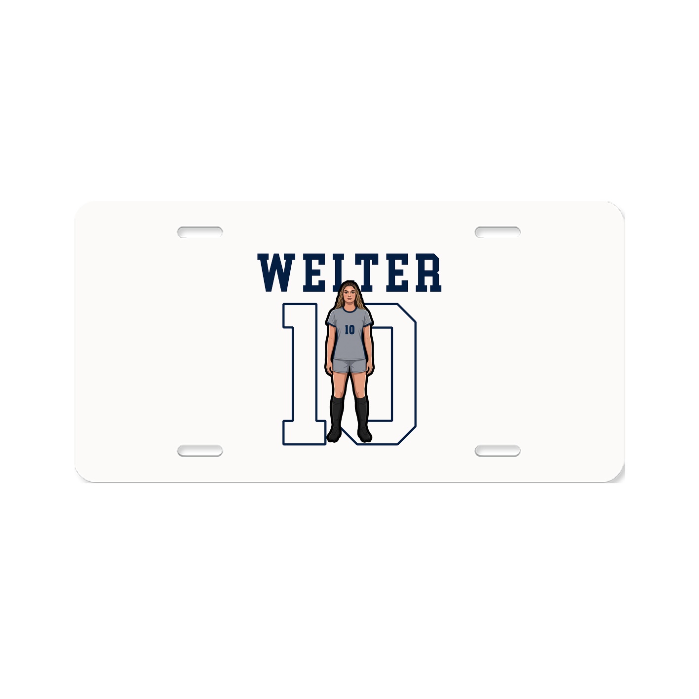 License Plate — Shirsey in Classic
