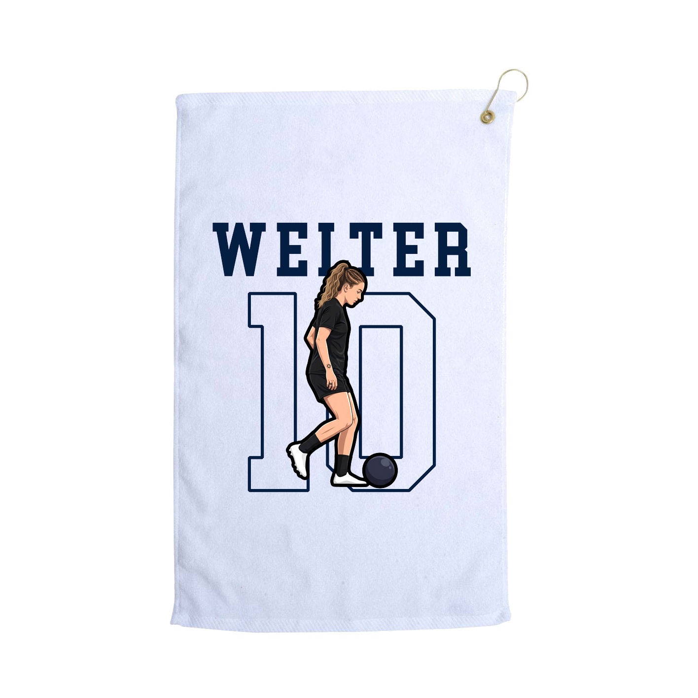 Golf Towel — Shirsey in White