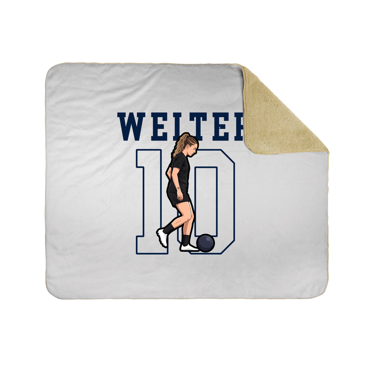 Throw Blanket — Shirsey in White
