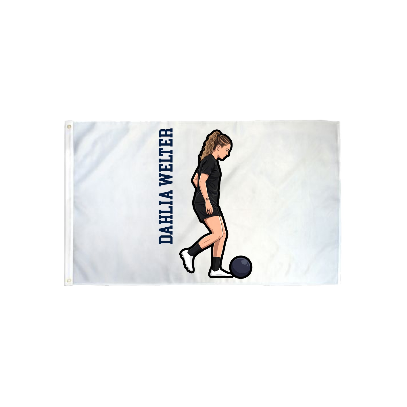 3x5 Flag — Name Vertical in Classic