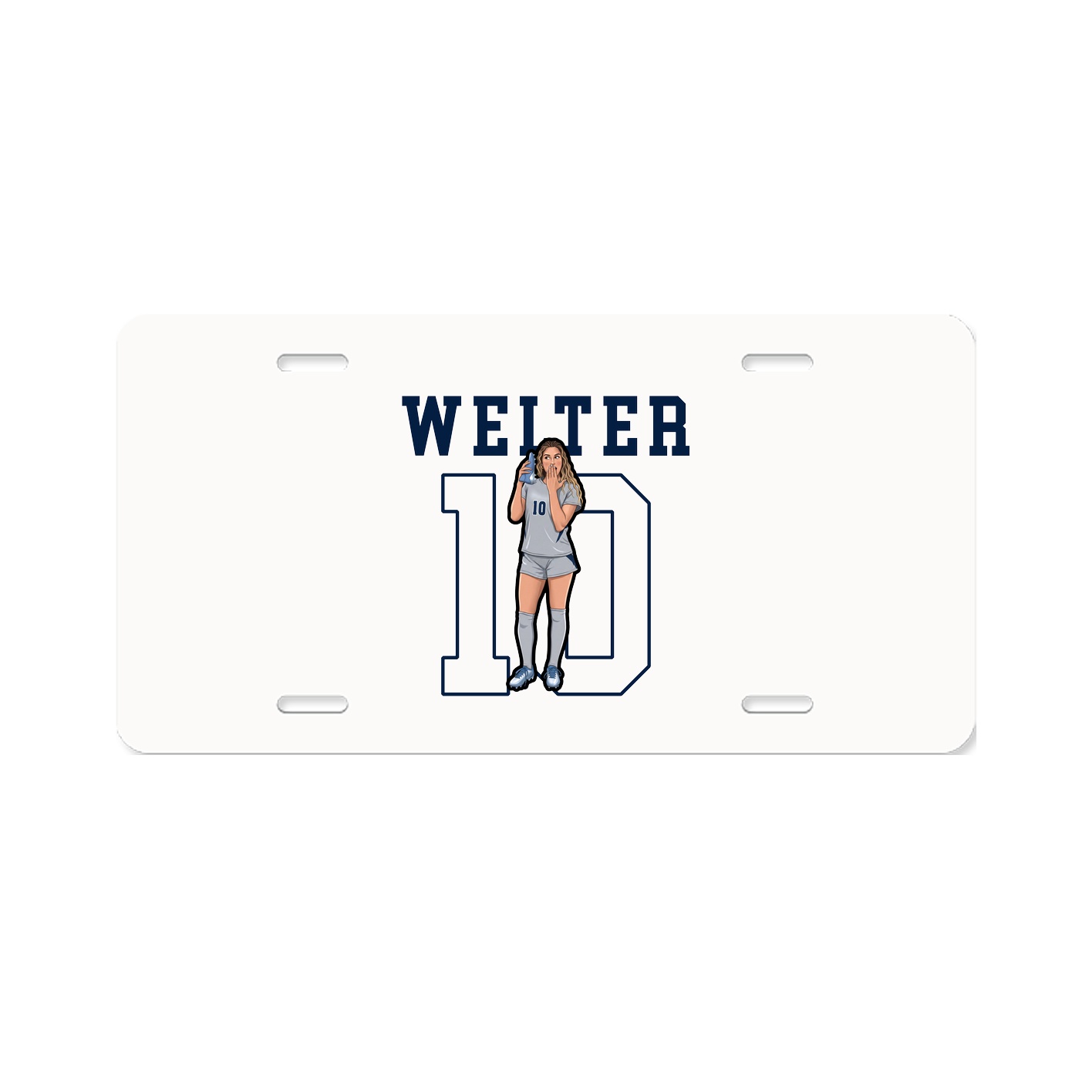 License Plate — Shirsey in Classic