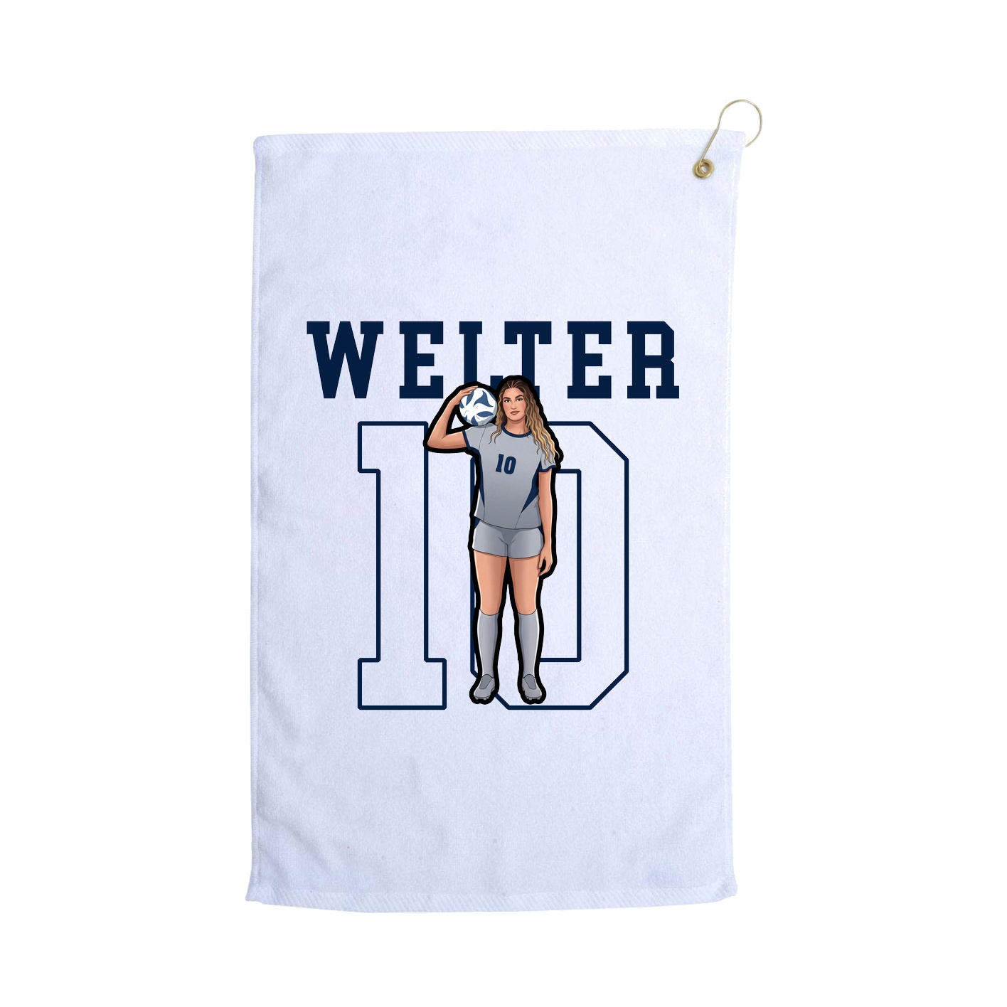 Golf Towel — Shirsey in White