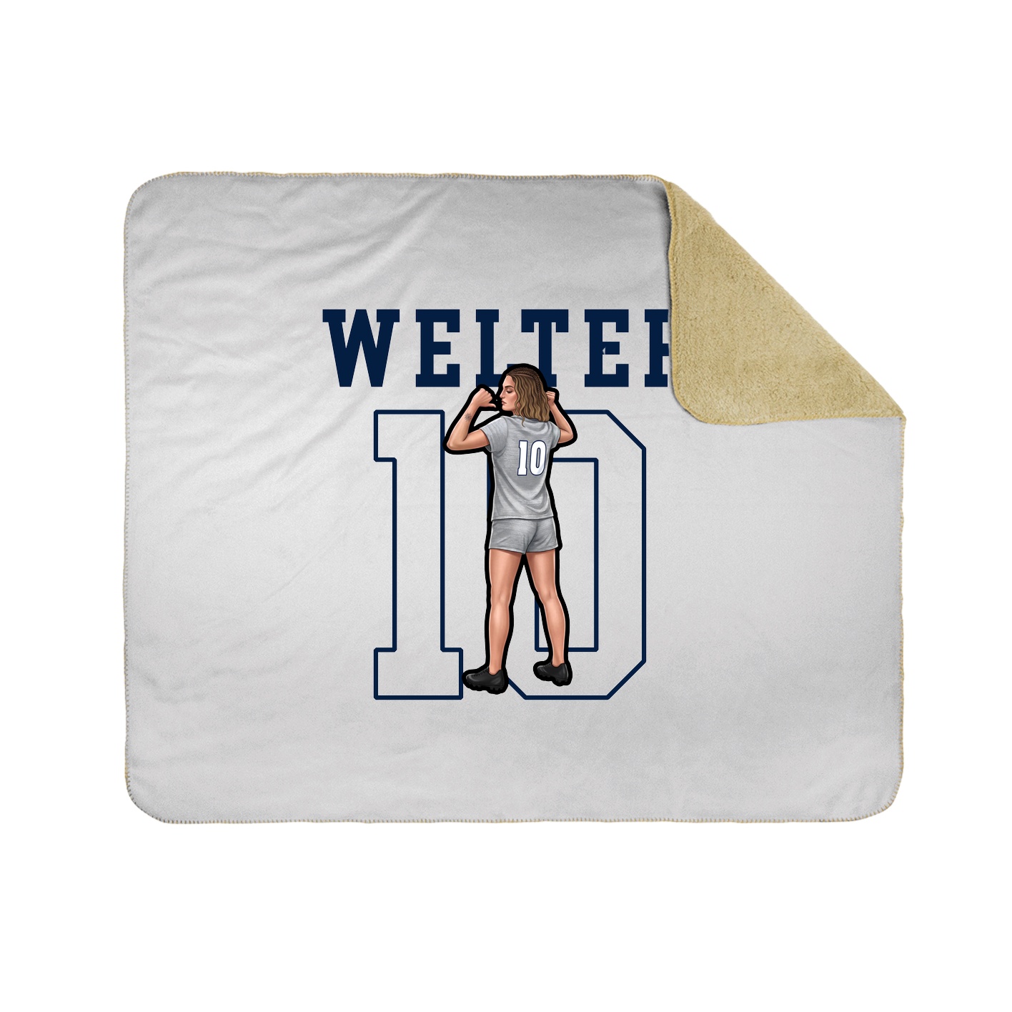 Throw Blanket — Shirsey in White