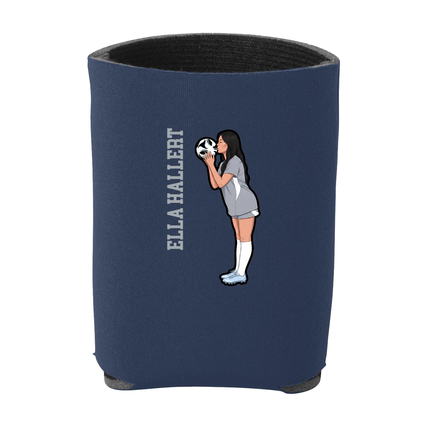 Can Holder — Name Vertical in Navy