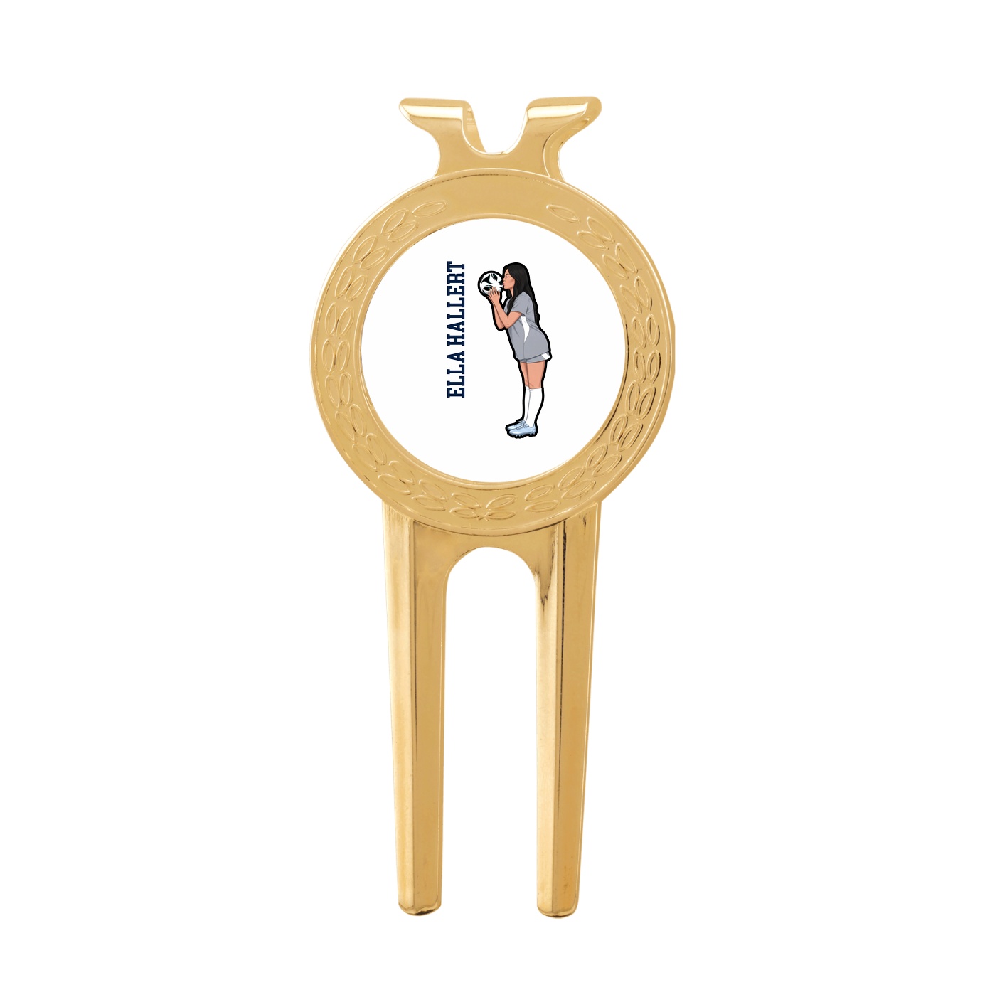 Divot Tool with Ball Marker — Name Vertical in Classic