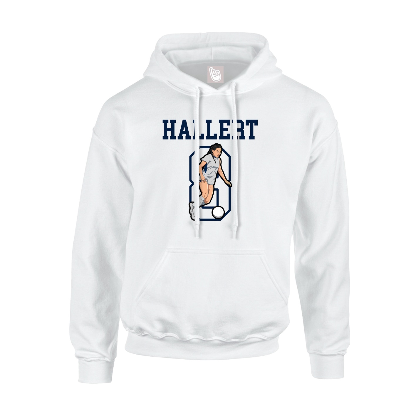 Hoodie — Shirsey in White