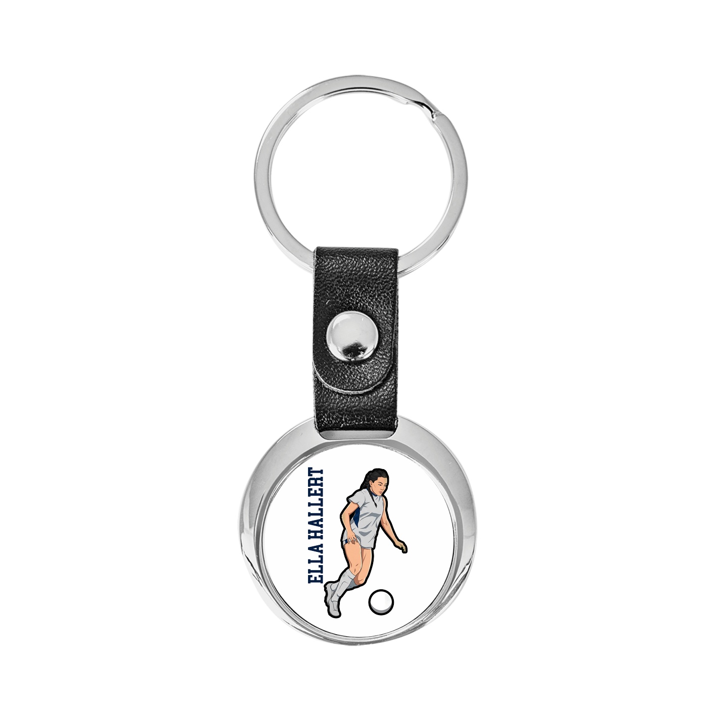 Key Chain — Name Vertical in Classic