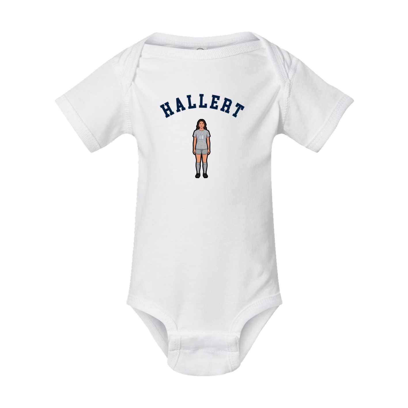 Baby Onesie — Shirsey Arch in White