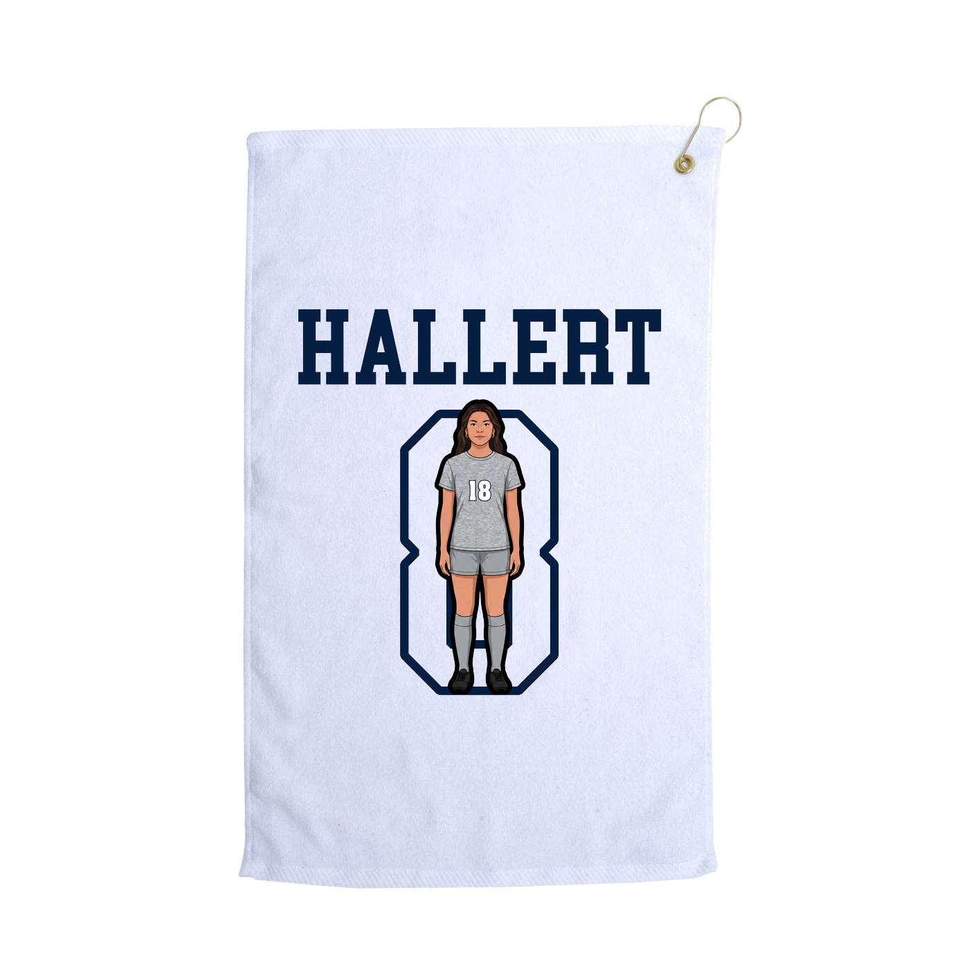 Golf Towel — Shirsey in White