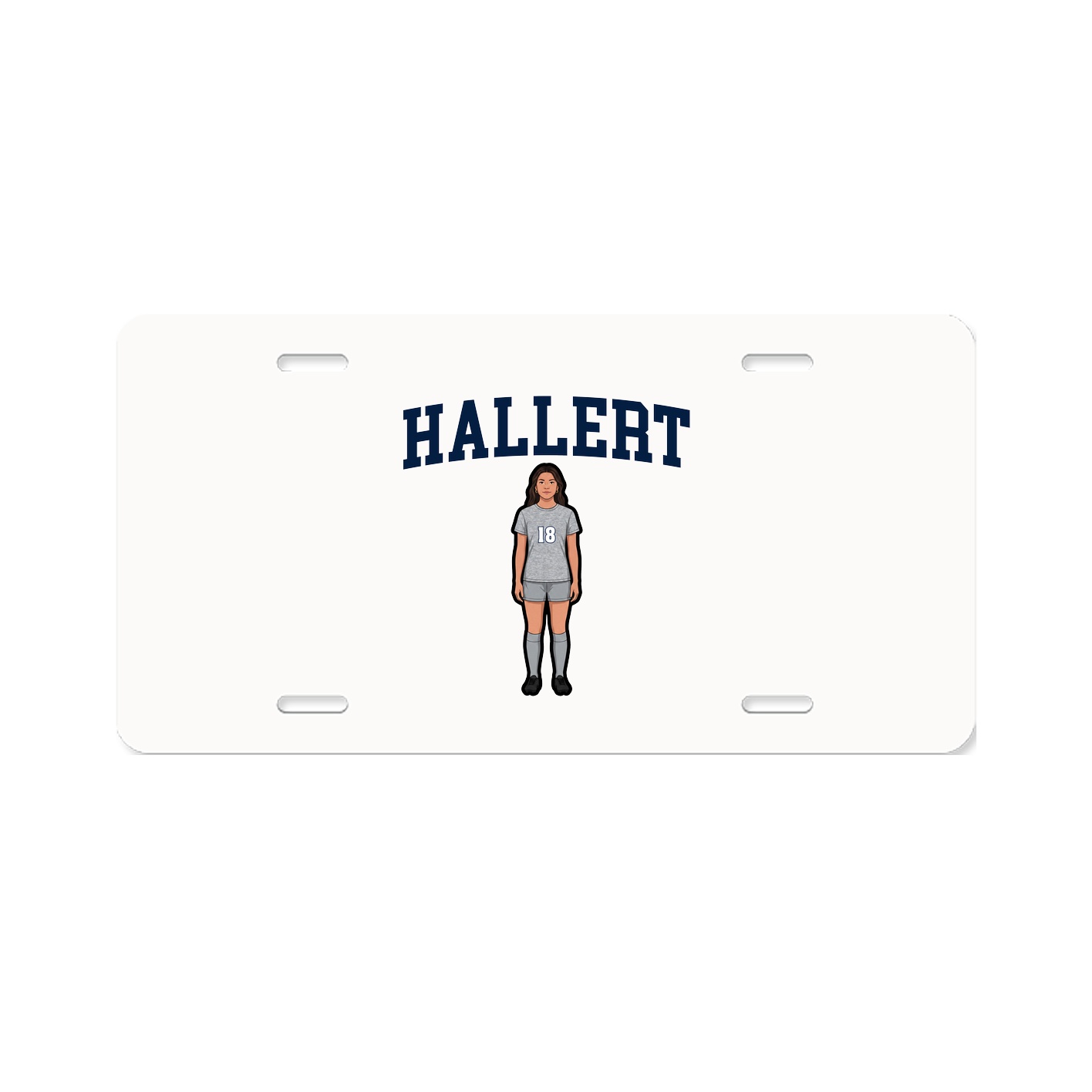 License Plate — Shirsey in Classic