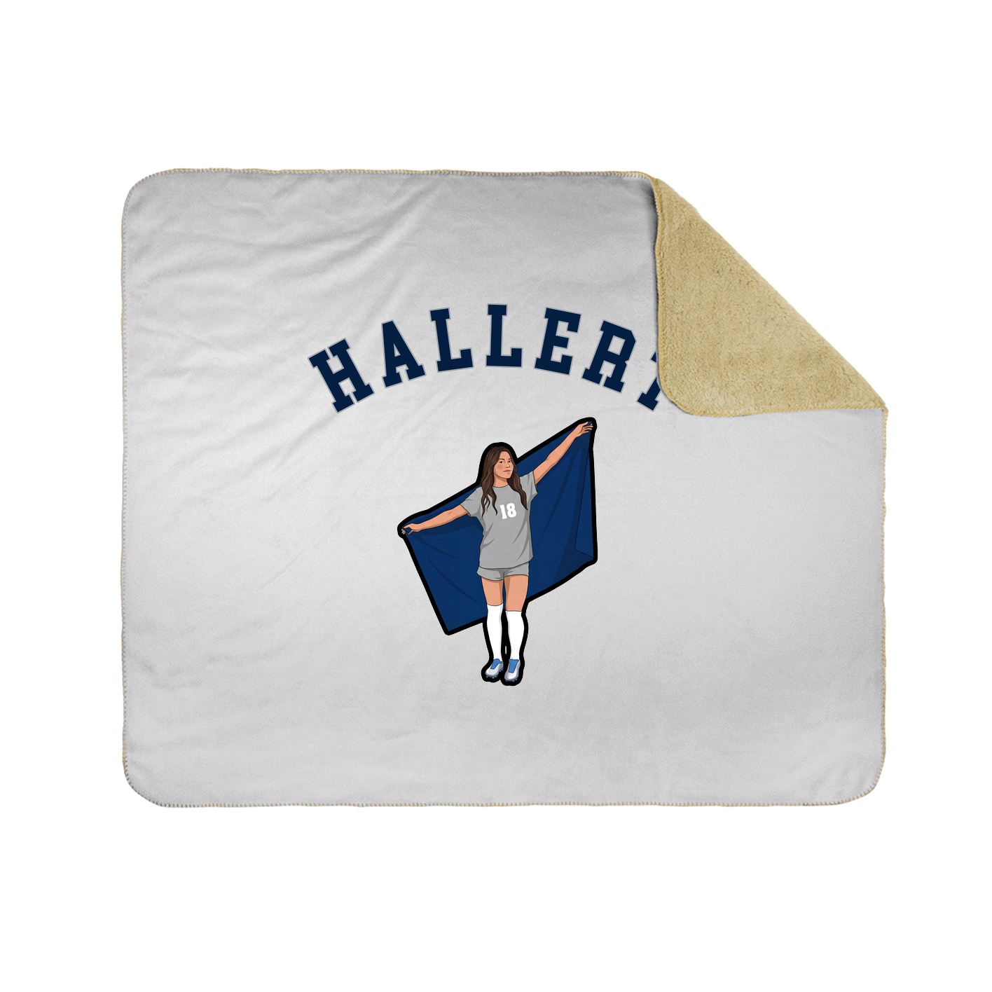 Throw Blanket — Shirsey Arch in White