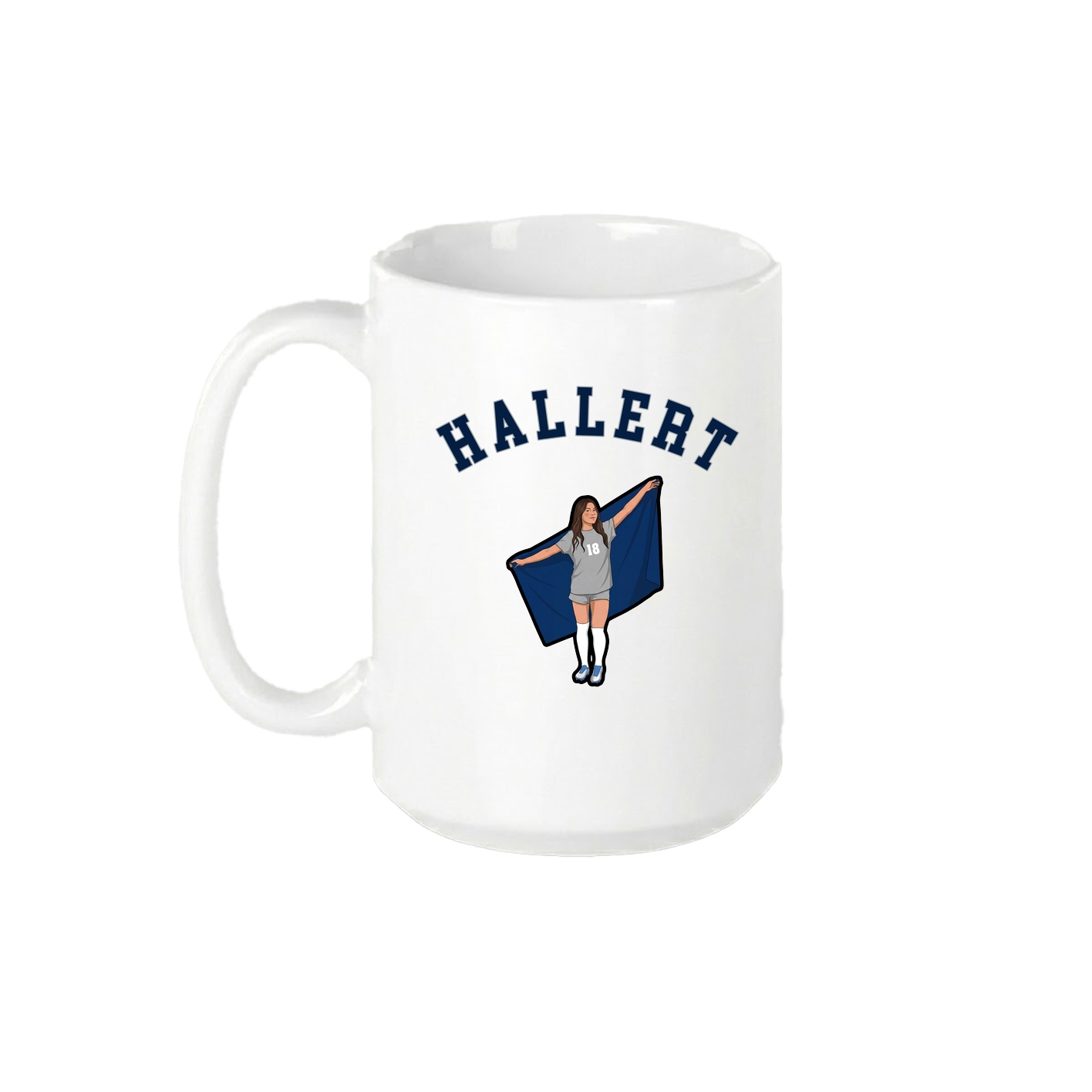 15oz Coffee Mug — Shirsey Arch in White