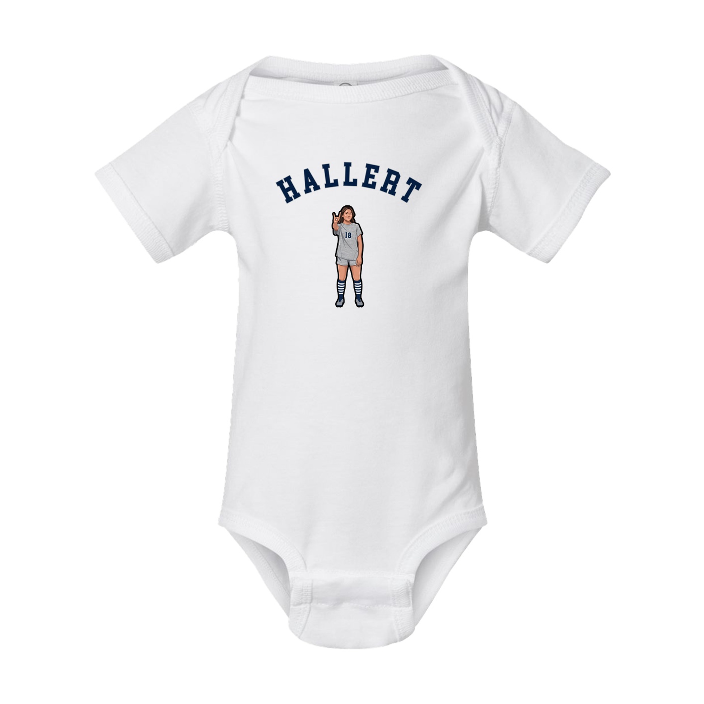 Baby Onesie — Shirsey Arch in White