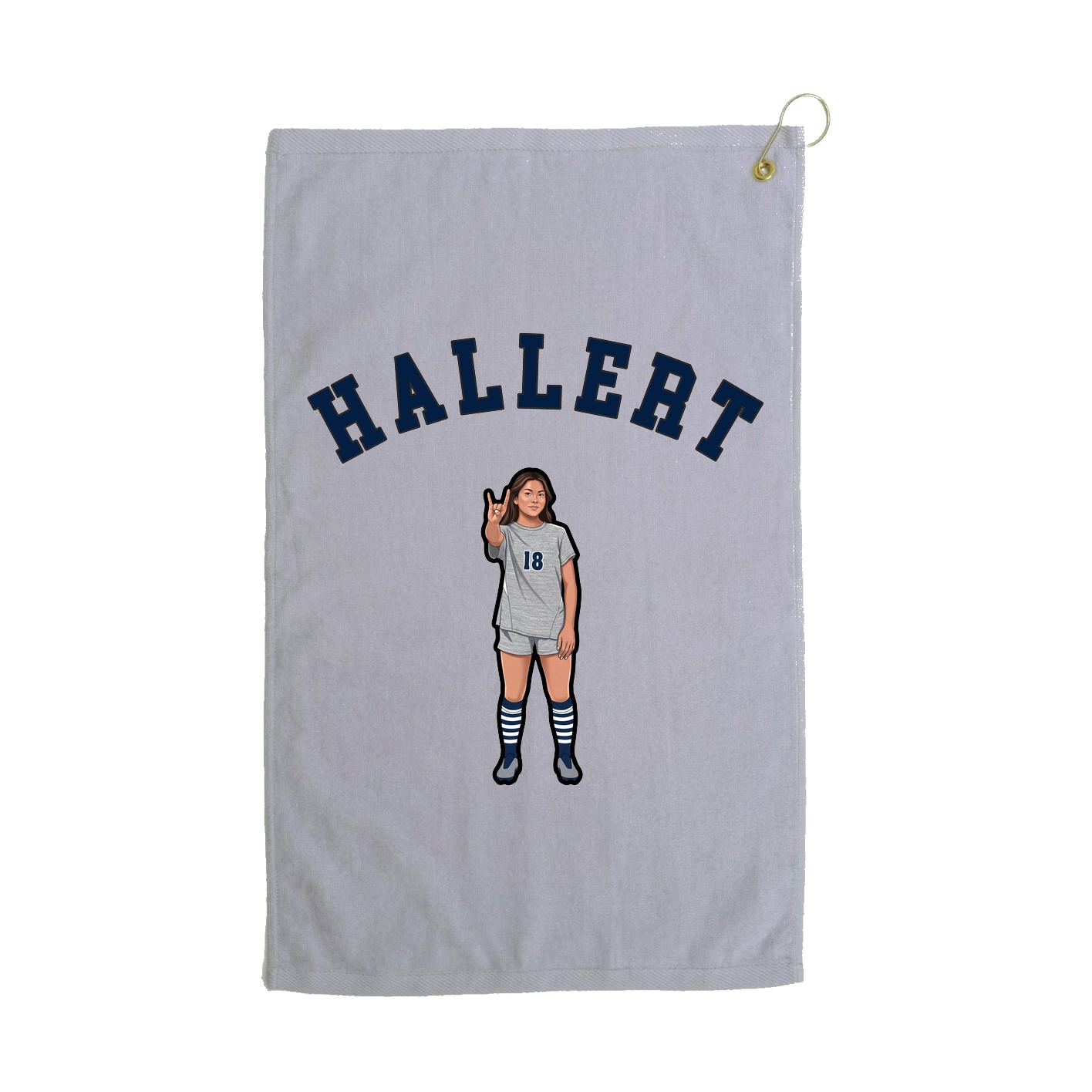 Golf Towel — Shirsey Arch in Grey