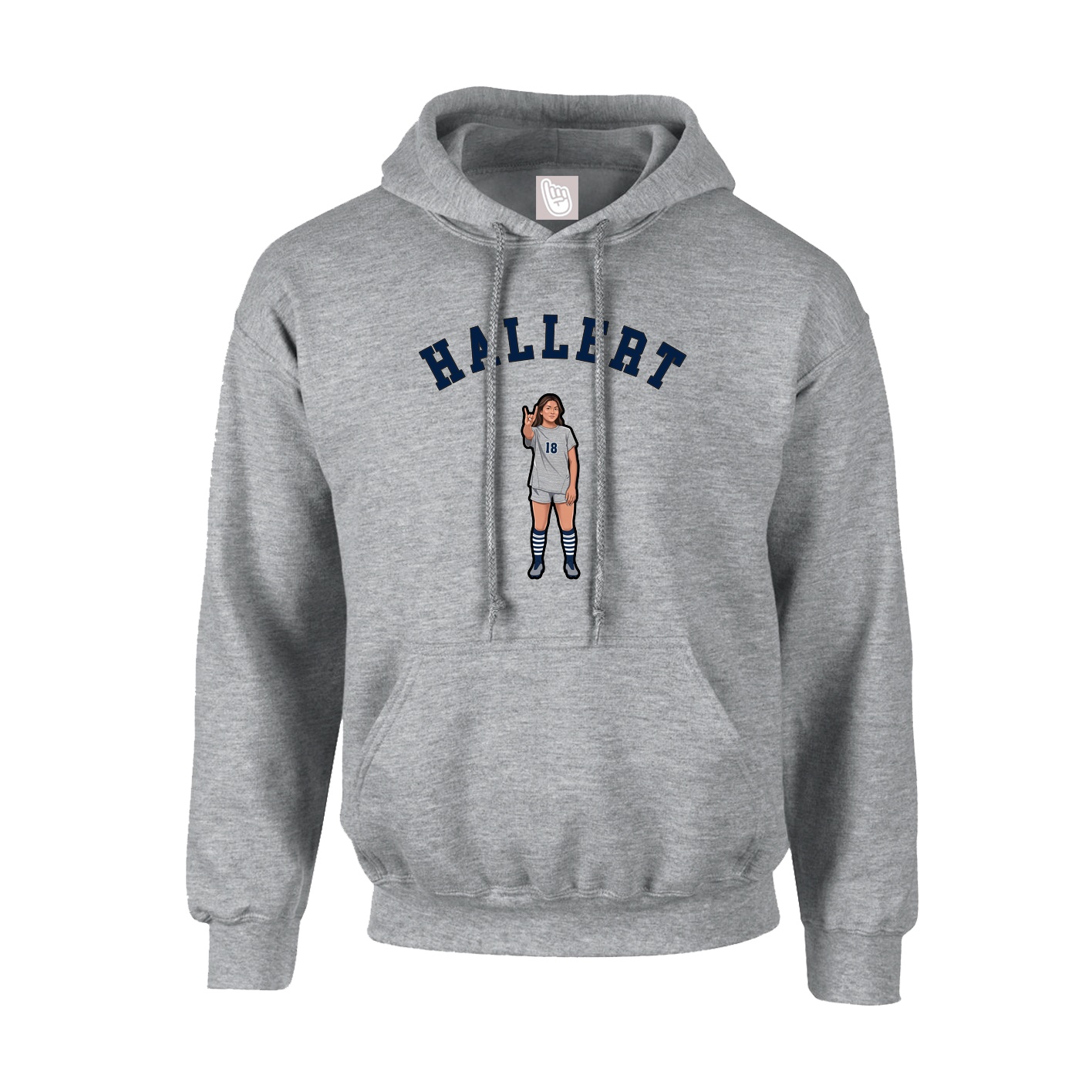 Youth Hoodie — Shirsey Arch in Grey