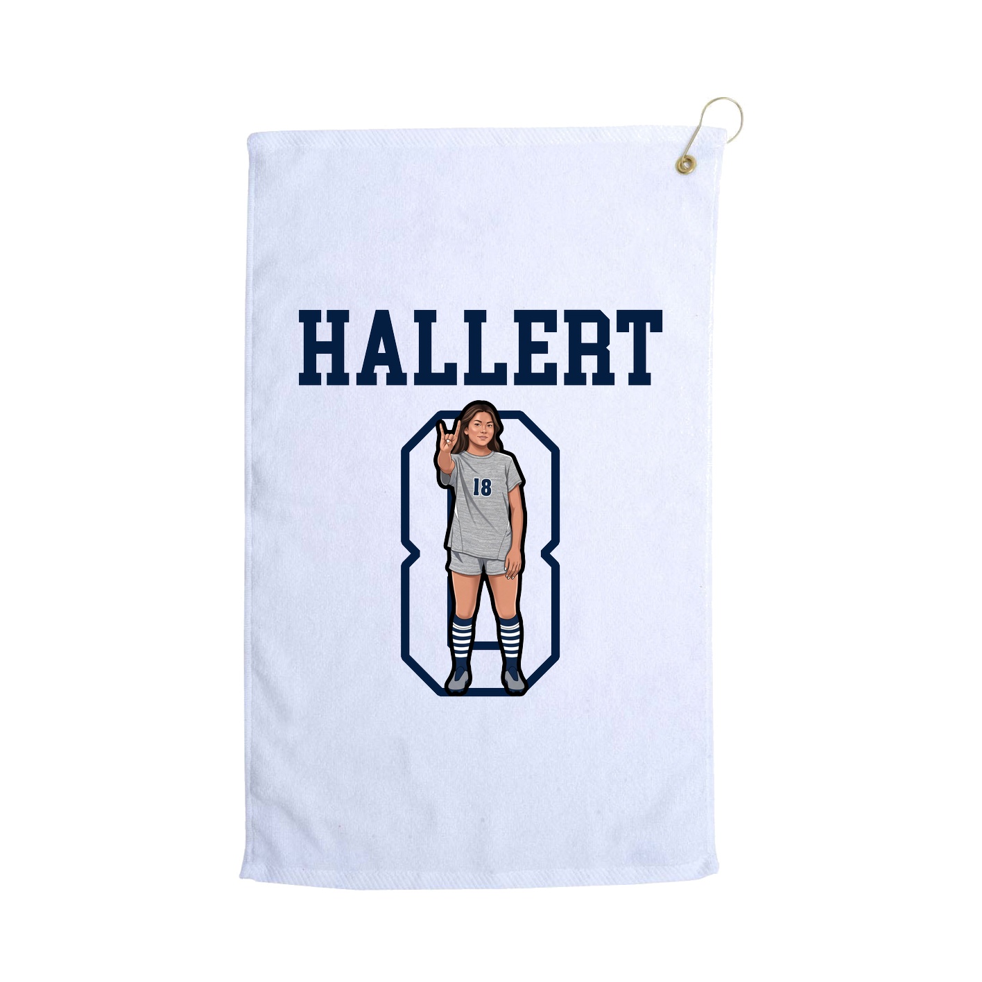 Golf Towel — Shirsey in White