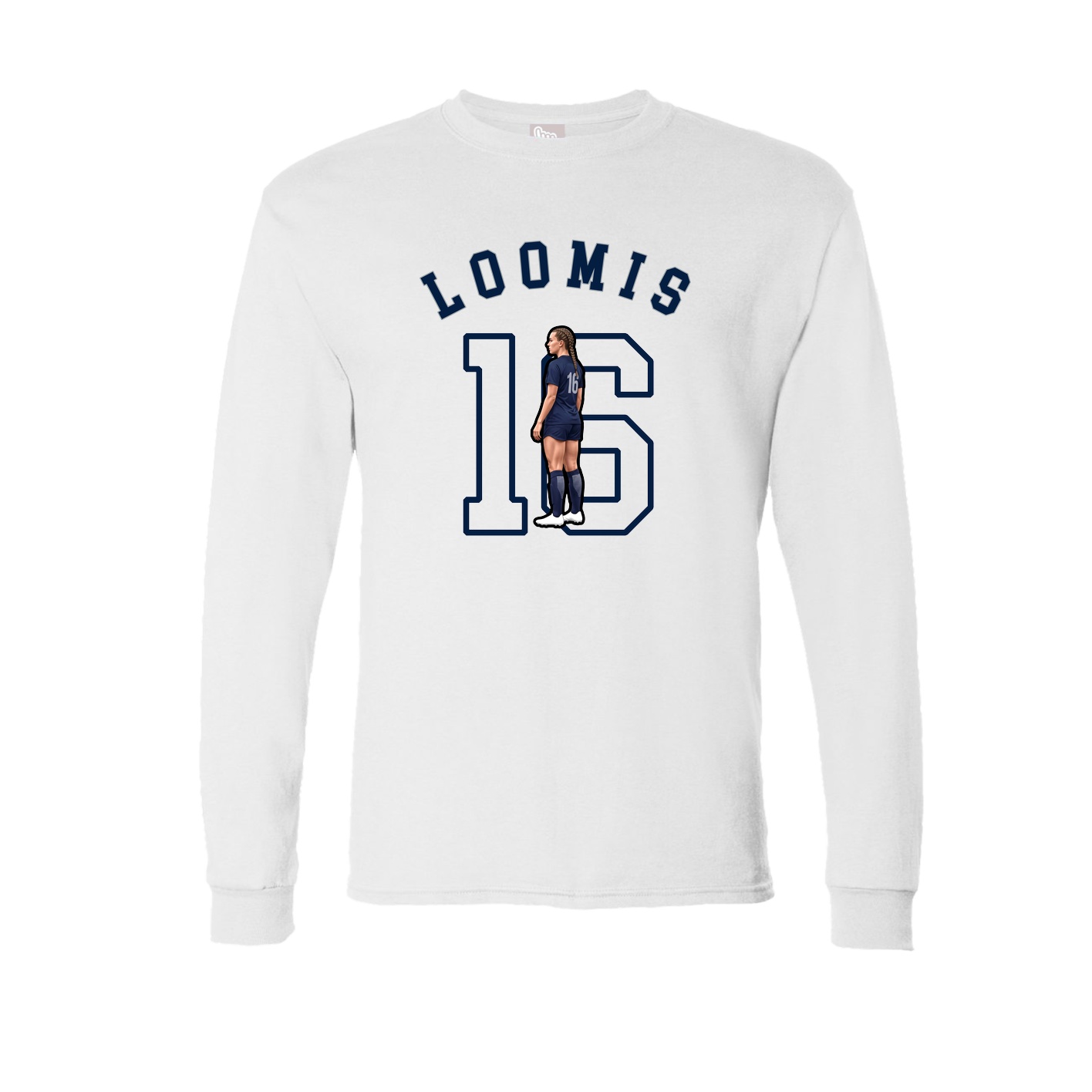 Long Sleeve Tee — Shirsey Arch in White