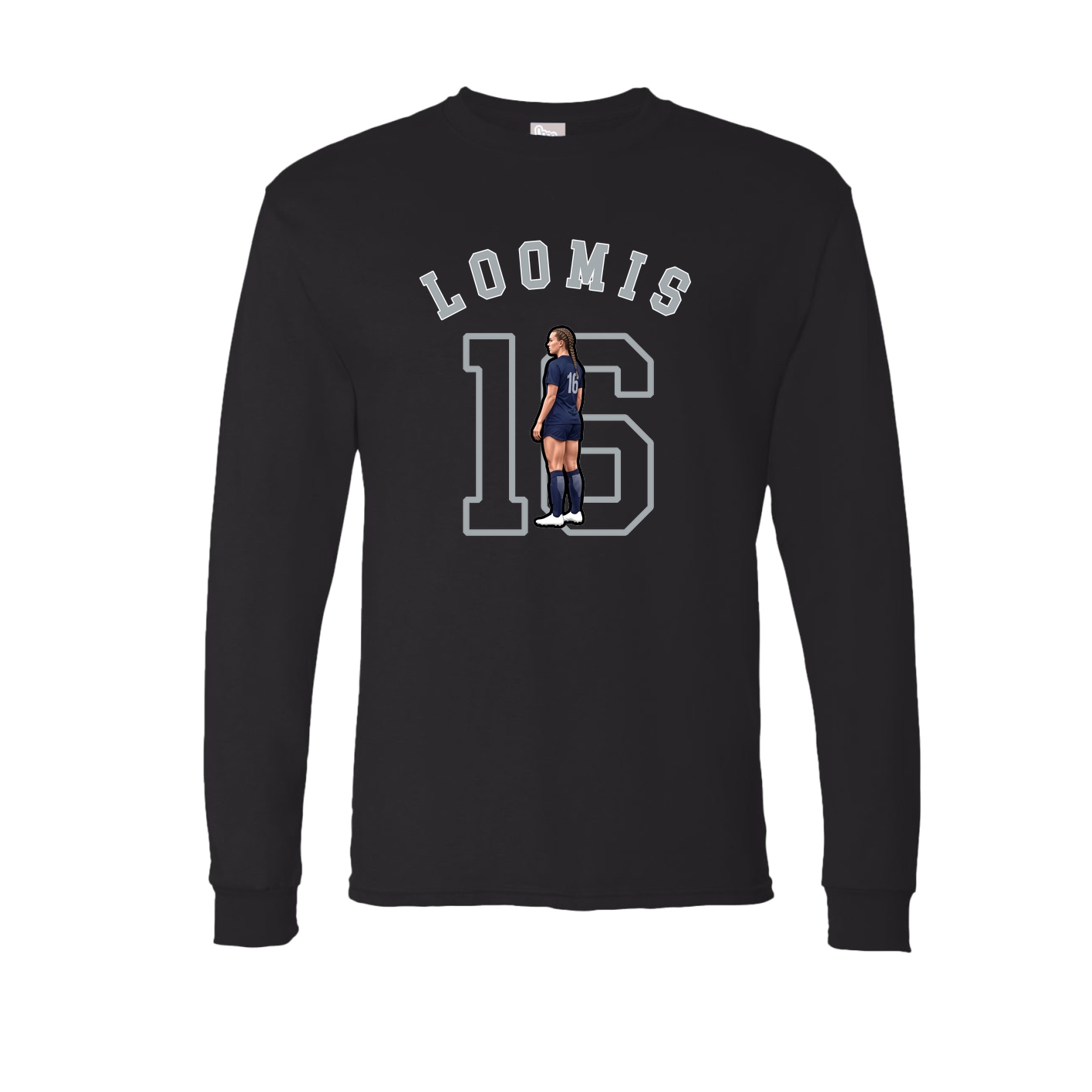 Long Sleeve Tee — Shirsey Arch in Black