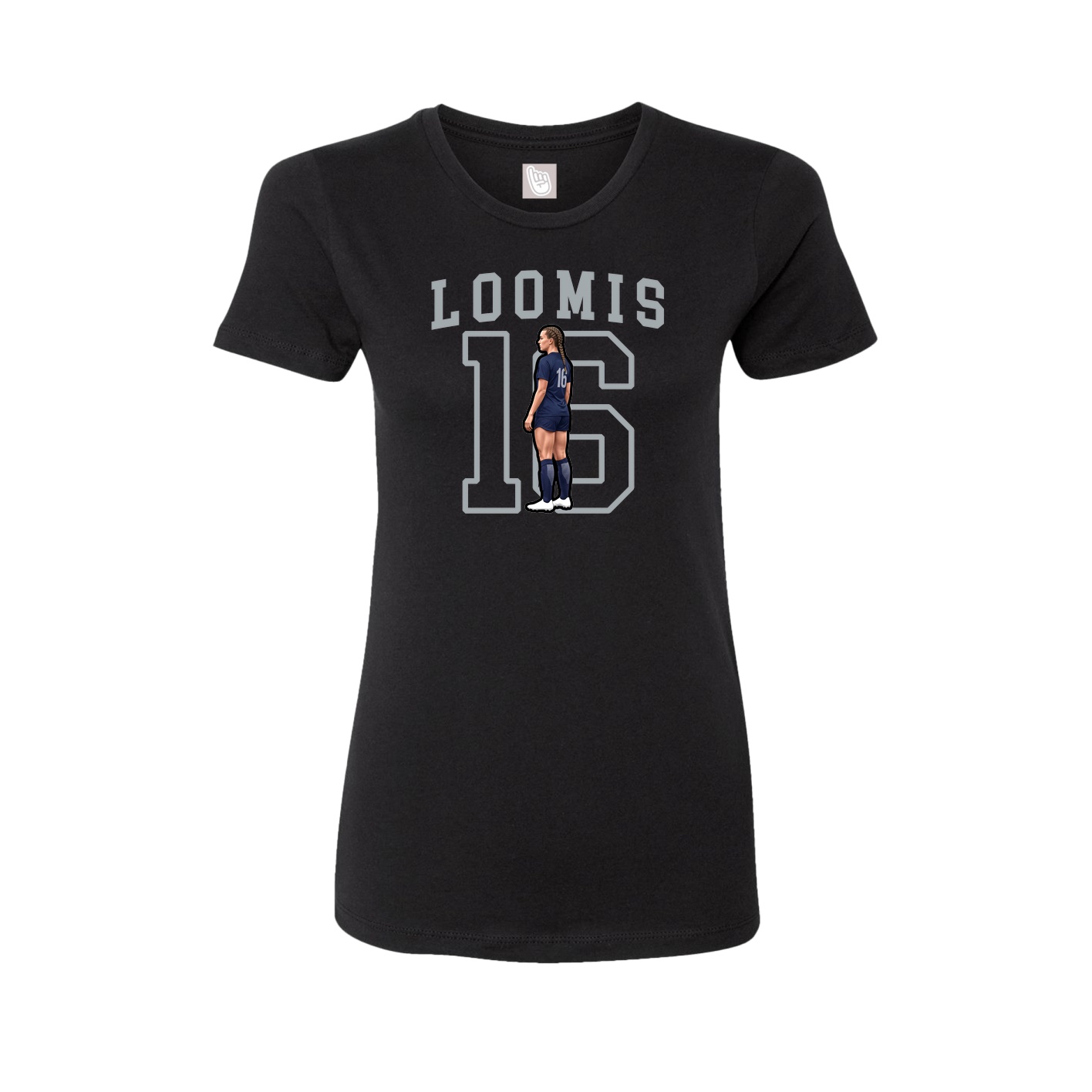 Fitted Women's Tee — Shirsey in Black