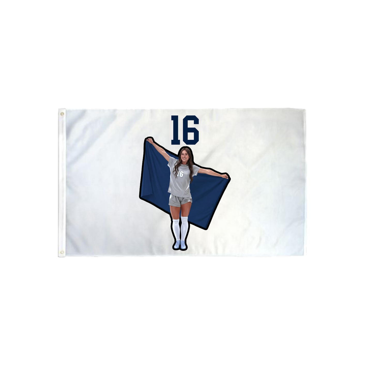 3x5 Flag — Number Top in Classic