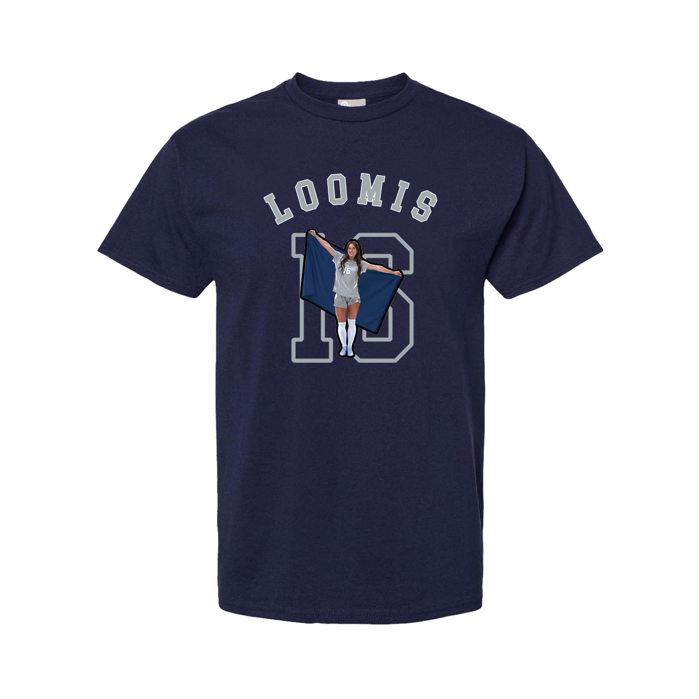 Youth Tee — Shirsey Arch in Navy