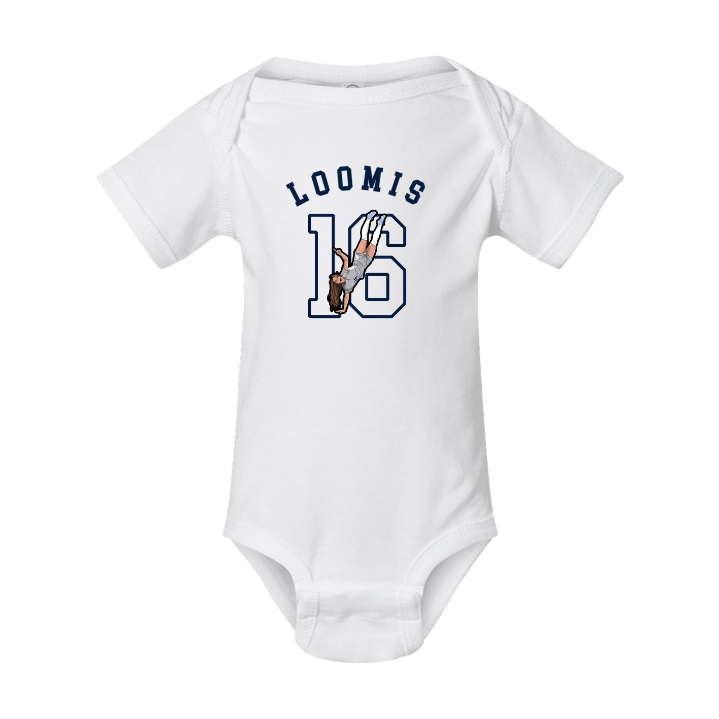 Baby Onesie — Shirsey Arch in White