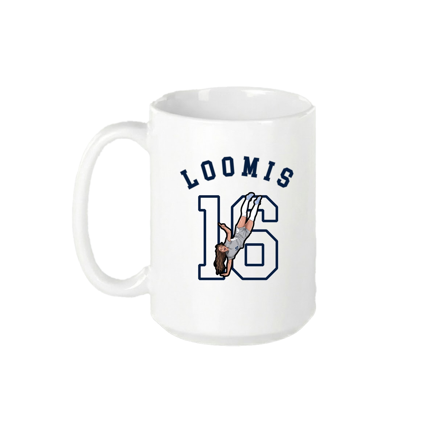 15oz Coffee Mug — Shirsey Arch in White