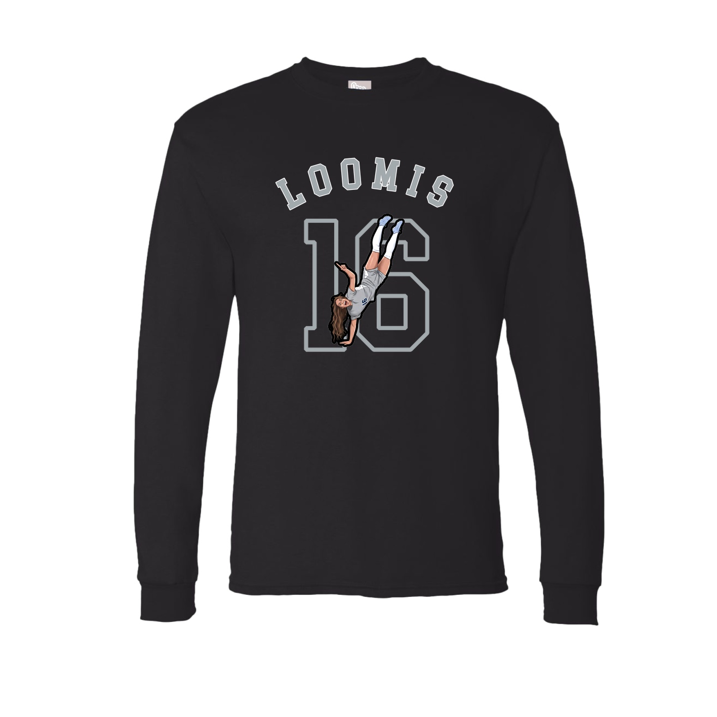 Long Sleeve Tee — Shirsey Arch in Black